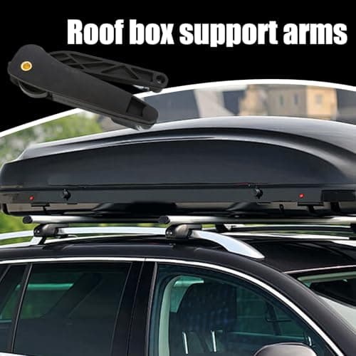 Roof Box – Top Mount Arm Noise Cancelling | Car Luggage Storage for Travel, Stabilizer Transport Goods On The Roof Rack — view 2
