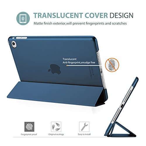 ProCase Smart Case for iPad mini 4th Generation(2015 Model) -Navy — view 4
