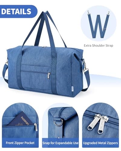 Narwey Easyjet Cabin Bag 45x36x20 New Easyjet Underseat Foldable Travel Bag — view 4
