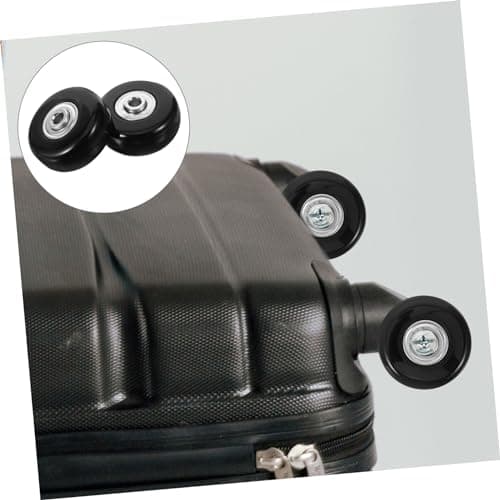 Luggage Wheel Replacement Kit 2pcs Metal Rubber Swivel Wheels — view 5