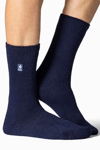 HEAT HOLDERS - Mens & Womens 2.3 Tog Original Thermal Socks | 3 Sizes | Thick Warm Fluffy Insulated Socks for Winter | Ideal for Raynauds (6-11, Navy) — view 2