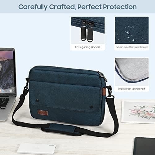 TiMOVO 9-11" Tablet Sleeve with Strap for iPad A16 Tab, Indigo — view 5