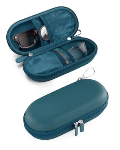 ProCase Hard Double Sunglasses Glasses Case for Men Women -Caribbeanblue