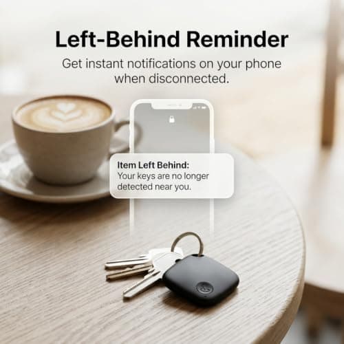 4Pcs Tracker Tags Compatible with Apple and Android — view 4