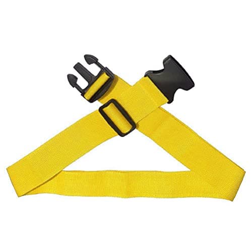 2 Pack Luggage Straps With Combination Lock, Yellow Packing Belt, 2"x78.7" — view 2