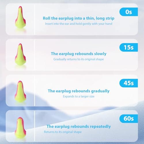 Bamyli 30 Pairs Foam Ear Plugs for Sleeping, Noise Cancelling Ear Plugs for Snoring, Study, Travel, Work, Ear Plugs for Daily Sleep, Focus, Reading, Commuting, Shared Rooms and Night-Time Rest — view 3