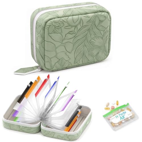 CCWORAN Waterproof Pill Pouch Travel Weekly 7-14 Day Tablet Pill Organiser