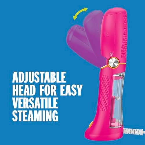 Conair Extreme Steam Handheld Clothes Steamer, 90ml detachable water tank, Fast 35 second heat up, Lightweight Travel Garment Steamer, Worldwide Use, Pink, GSC24PKU, UK Plug — view 5
