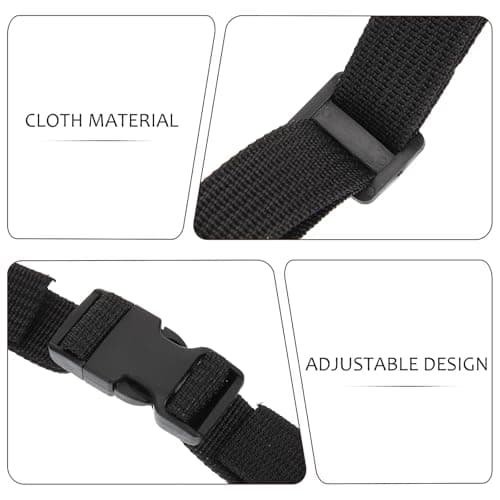 BESPORTBLE 4pcs Adjustable Buckle Tie down Straps 2cm Wide Webbing Compression Straps for Backpacking, Kayak, Luggage and Tent Securing, Quick Release Cargo Fixing Belts for Travel — view 2