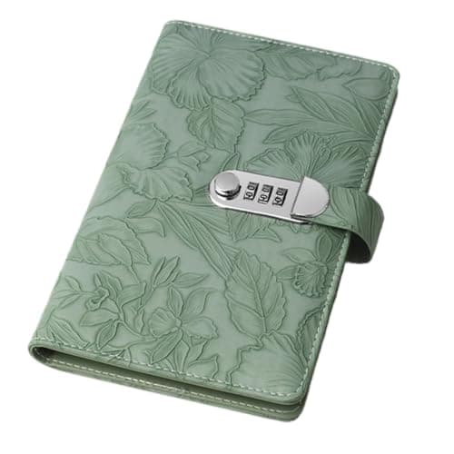 Password Lock Money Saving Binder,Secure Storage Notebook 23x14.5x3cm