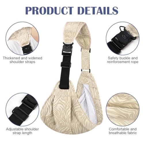 AYESY Baby Carrier, Adjustable Sling for Newborn Up to 3-24 Months — view 3