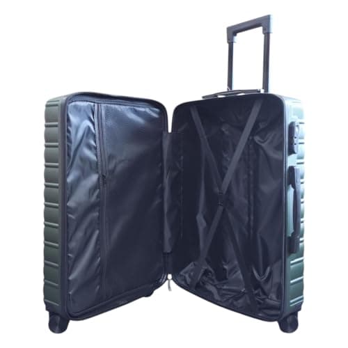 Hardshell Green Suitcase Set Robust 8 Wheel Cabin Luggage Case Bag — view 5