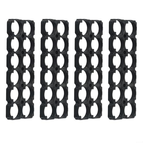 for battery Holder, 4pcs 2x6 Plastic Bracket for 21700 Batteries DIY for battery Pack Frame with Anti-Vibration Design, Splicable and Stackable, for Home Workshop and DIY Projects — view 2
