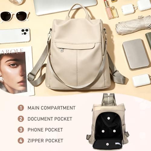 shepretty Backpacks Anti Theft Women Travel Rucksack Shoulder Bag,B648,8888-l. — view 3