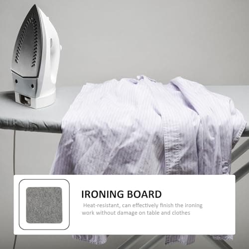 TOMETURE Travel Iron Wool Felt Ironing Pad Mat 8x8 Inch Heat-resistant Pressing Mat for Sewing and Quilting Portable Easy to Carry Felted Wool for Home Use — view 6