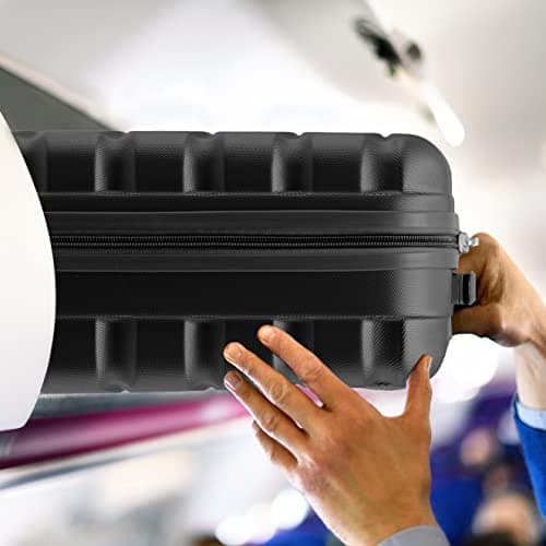 Flight Knight Lightweight 4 Wheel ABS Hard Case Medium Suitcase Approved for Over 100 Airlines Including easyJet, British Airways, Ryanair, Jet2, Emirates & Many More - Check-in Medium Size 25" — view 5