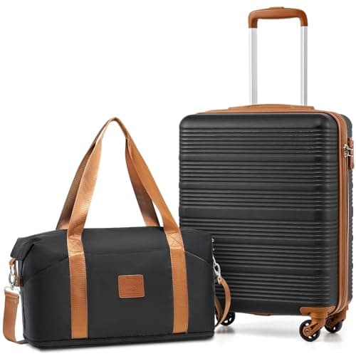 COOLIFE Cabin Suitcase 55x40x20cm for Easyjet, Cabin Bag 45x36x20cm 30L