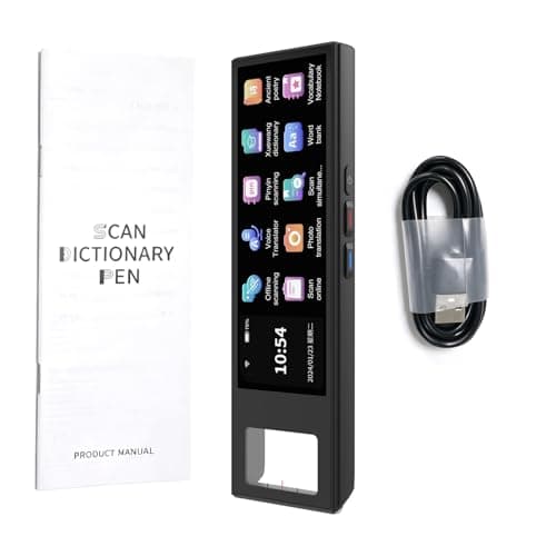 Jelquix Smart Scan Translator for Travel, 5 Inch, Portable Device