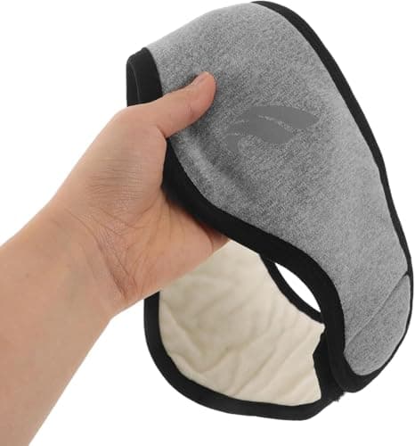 Ear Muffs for Sleeping Noise Cancelling Adjustable 2 Pieces Black with Contact Closure Soundproof Headband Comfortable and Hearing Protectors for Study Travel and Rest Sleep Earmuffs with Cancellation — view 4