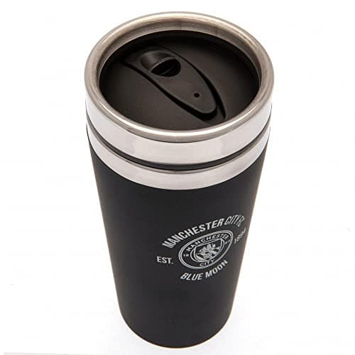Manchester City FC Executive Travel Mug (One Size) (Black) — view 2