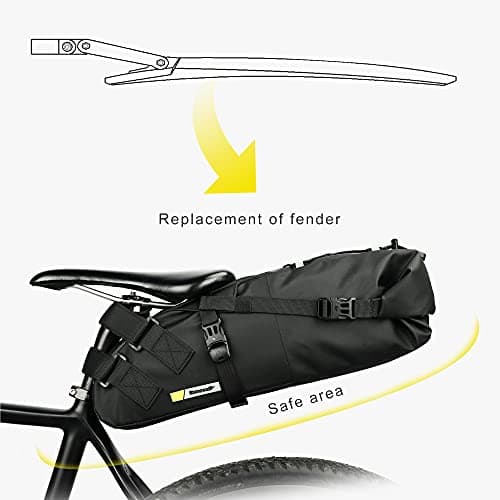 Rhinowalk Bike Saddle Bag 10/13L Waterproof Bicycle Under Seat Bag Cycling Storage Bag for Mountain Road Bike — view 5