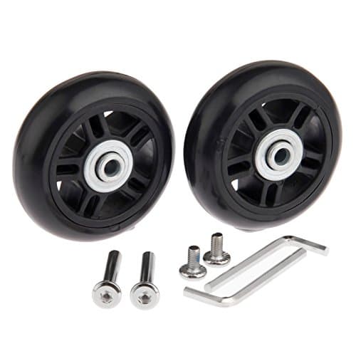 Mtsooning 2Pcs Suitcase Wheels Replacement,70x22mm Luggage Wheels
