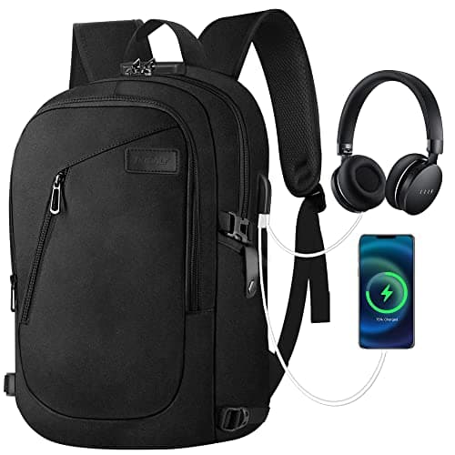 Dobaly Anti-Theft Waterproof Laptop Backpack – USB Charging Port, 15.6 inch Carry-On Rucksack for Men & Women, for Hiking, Business, College, Work, School & Travel