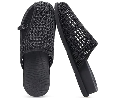 COFACE Womens Dressy Orthotic Sandals Comfortable Arch Support Mesh Mules
