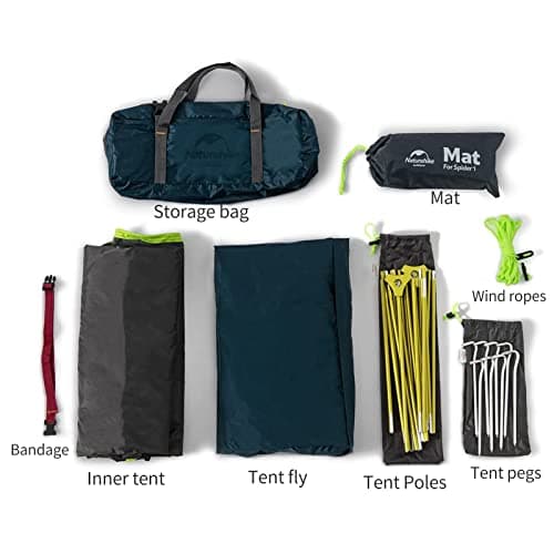 Naturehike Ultralight 1 Person Tent Waterproof Backpacking Tent for Camping Cycling Hiking (Navy) — view 4