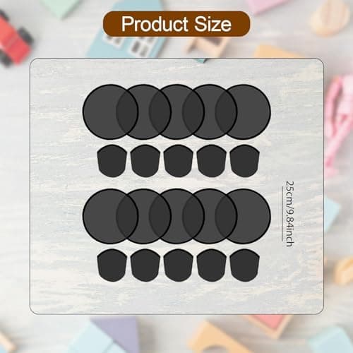 KiBcsLic 10 Pieces Foldable Flying Disc Fans, Foldable Folding Fans with Storage Bag, Beach Flying Disc, Handheld Cooling Fan for DIY Outdoor Games Activity Travel Birthday Wedding Party Favors — view 5