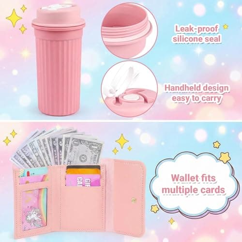 31 Pcs Play Purse for Little Girls Play Handbag Set with Pretend Makeup Fun — view 5