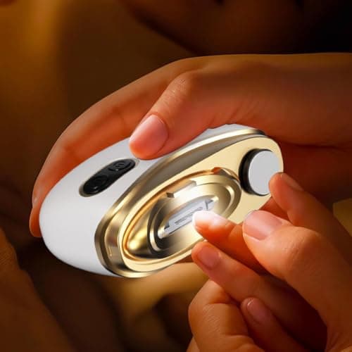 Electric Nail Clippers for Seniors with Scraps Storage Manicure Tools — view 3