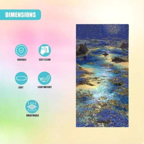 Lake Oversized Beach Towe 150x75cm K-2516 — view 4