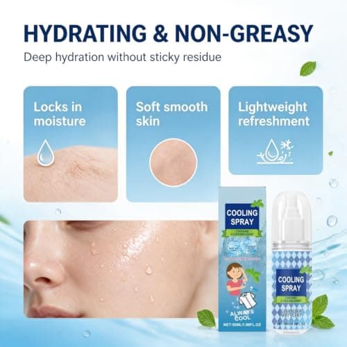 Cooling Mist Spray Face & Body 50ml - Hydrating Refreshing for Hot Weather — view 3