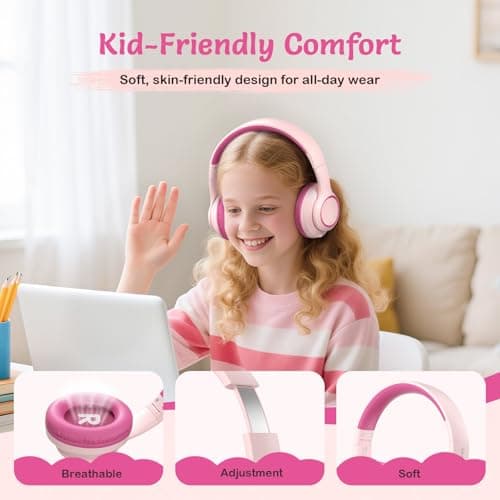 TONOSHARK Kids Headphones Wireless, Noise Cancelling Headphones for Kids — view 2