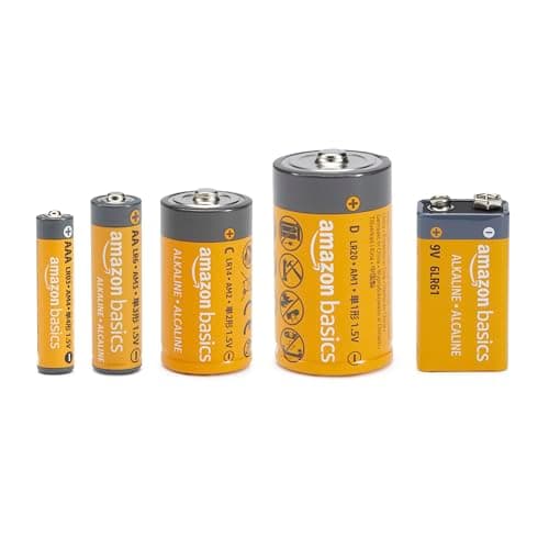 Amazon Basics 108-Pack Alkaline Battery Super Value Pack - 48 AA + 36 AAA + 8 C + 8 D + 8 9Volt — view 2