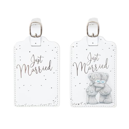 Me to You Tatty Teddy 'Just Married' Set of 2 Luggage Tags - Official Wedding Collection