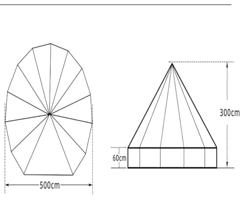 10 Person Bell Tent With Stove Jack 4 Season Glamping Tent Waterproof Canvas Style Camping Tent For Outdoor Parties Festivals And Family Camping — view 3