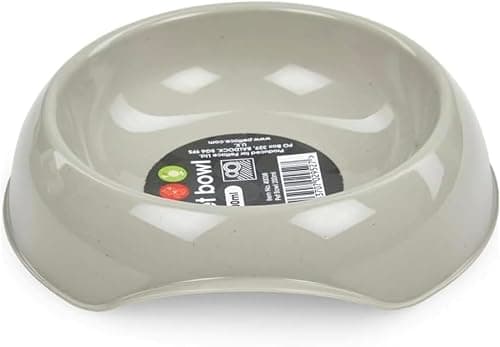 Petface Cat Feeding Bowl, Plastic, Grey, 200 ml Capacity (Pack of 1) — view 6