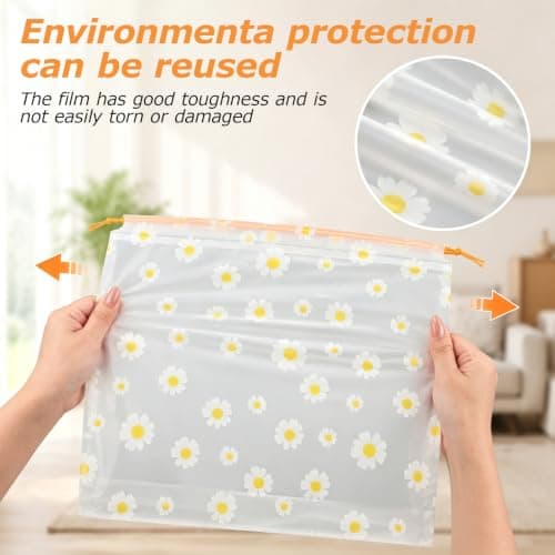 10Pcs Shoe Bags Travel,Shoe Storage Bags Dust Proof,Drawstring Bag,30*40CM — view 6