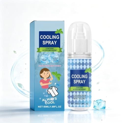 Cooling Mist Spray Face & Body 50ml - Hydrating Refreshing for Hot Weather