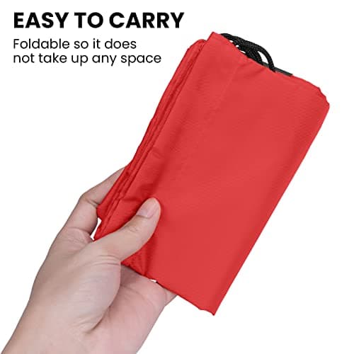 AKHTART Drawstring Bags, Unisex Swimming Bag, Large PE Bag, Sports Backpack, Waterproof Gym Sack - Suitable for School/Beach/Holidays/Travel/Swimming and Various Activities (Red) — view 6