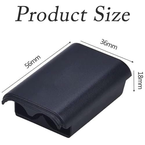 2 Pcs Battery Pack for Xbox 360 Controller for Xbox 360 Battery Pack,Black — view 2