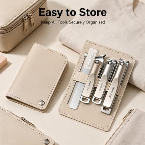 5pcs Nail Clippers Set, Professional Professional Grooming Kit — view 5