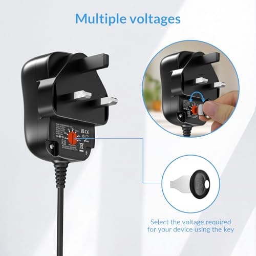 Outtag 24W Universal Power Supply Adapter 3V 4.5V 5V 6V 7.5V 9V 12V，2A Max — view 5