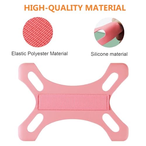 HoYiXi Universal Case for 6 inch Kindle eReader Compatible with Paperwhite(2015/2018)/Pocketbook and Tolino/Kobo Clara HD,For 6'' eReader with High Elasticity Hand Strap,Pink — view 3