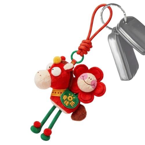 Horse Plush Bag Charm 2026 Horse Year Plush Mascot Pendant — view 4