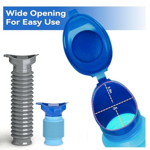 Pee Bottles for Men, 2PCS Portable Urinal Collapsable Portable Toilet 750ML — view 4