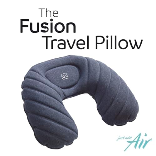 Go Travel Fusion Luxury Inflatable Neck Pillow with Carry Pouch — view 2