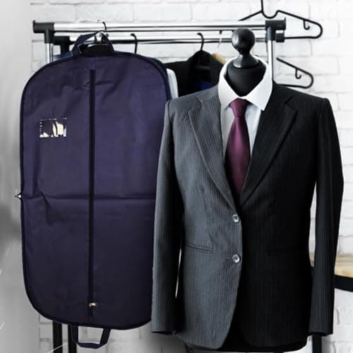Hoesh International Waterproof Foldable Travel Men Suit Carrier 44" (Navy) — view 4